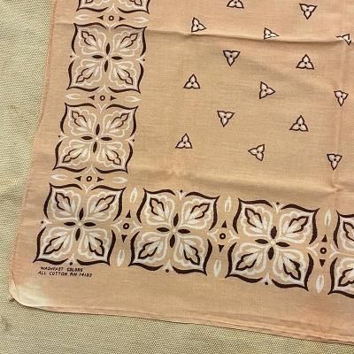BANDANA/LIGHT BEIGE/RN14193/COTTON100% 251009A