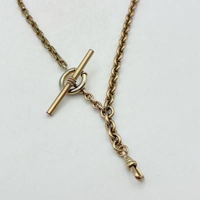 GOLD FILLED WATCHCHAIN NECKLESS / 62cm 251010B