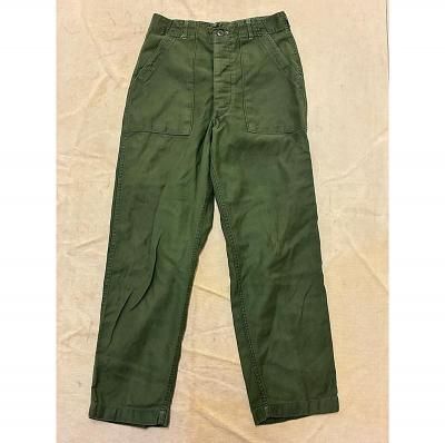 70's US OG-107 UTILITY PANTS / W30 251107C