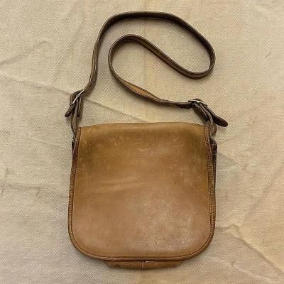 OLD COACH BROWN LEATHER SHOLDER BAG 251201