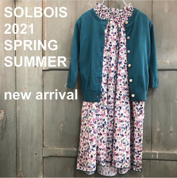 SOLBOIS シャーリングネック ワンピース - koguma online shop | 子供