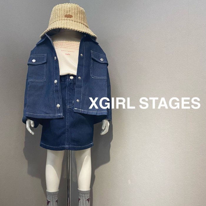 X-GIRL STAGES シャツジャケット - koguma online shop | 子供服コグマ