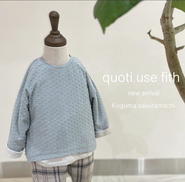 quoti use fith ドットテンジクL/S デザインTシャツ - koguma online