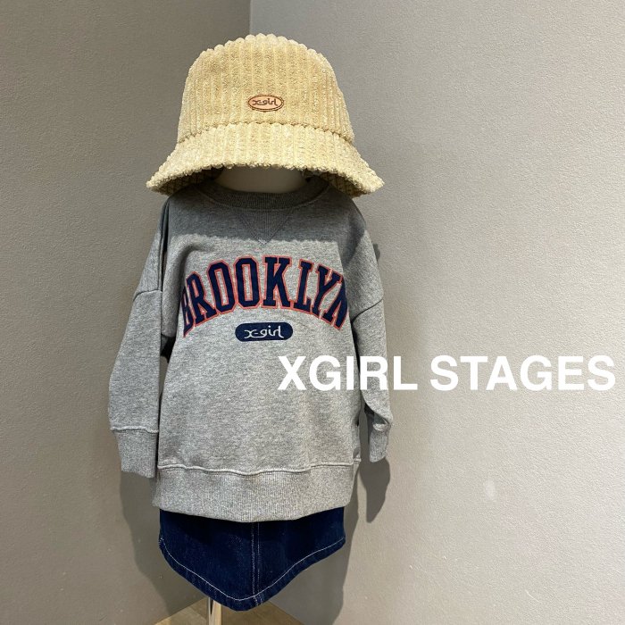 X-GIRLSTAGESカレッジロゴトレーナー - koguma online shop | 子供服