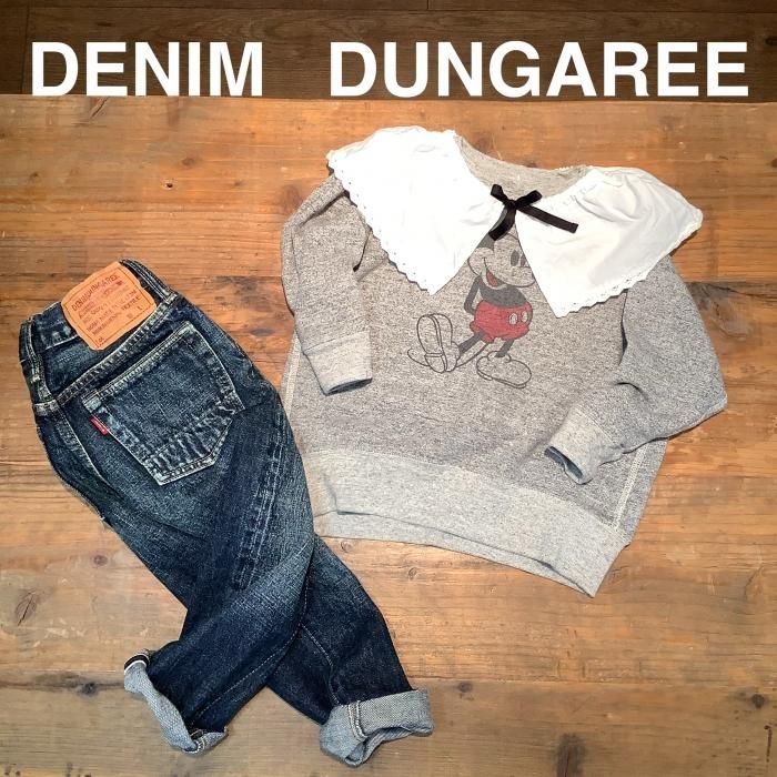 DENIM DUNGAREE ビンテージトンプキンウラケ MICKEY ガーリー