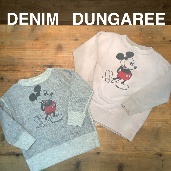 DENIM DUNGAREE ビンテージトンプキンウラケ MICKEY ワッペン