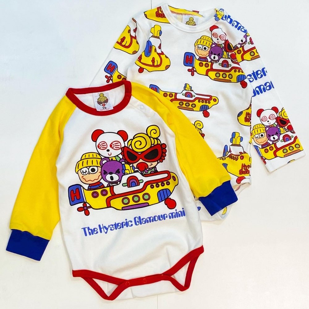 HYSTERIC MINI長袖ロンパース2枚セット - koguma online shop | 子供服