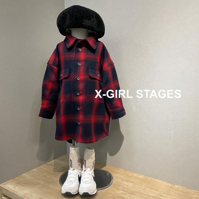 x girl シャツ オファー ワンピース