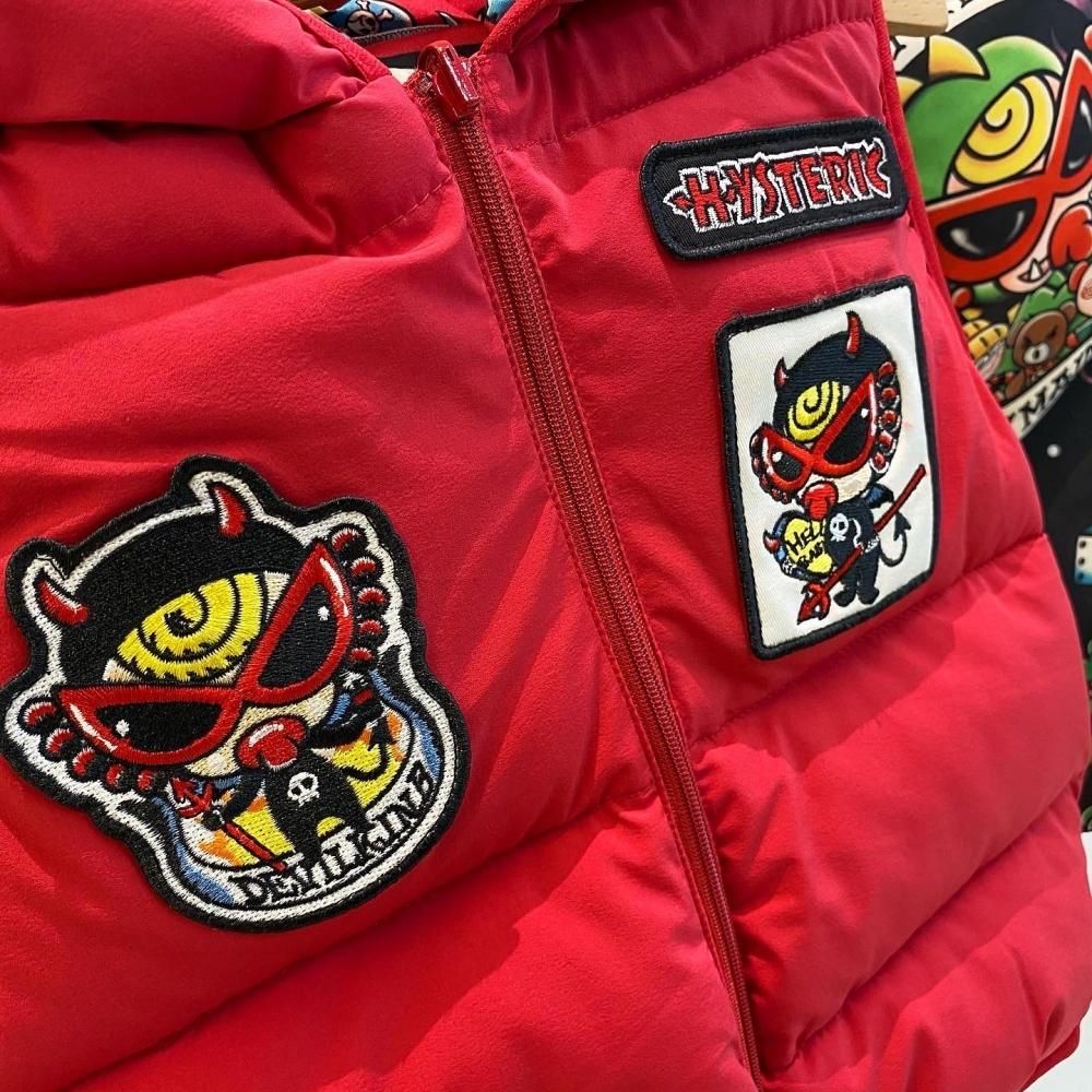 Hysteric Mini リバーシブル中綿入りベスト - koguma online shop