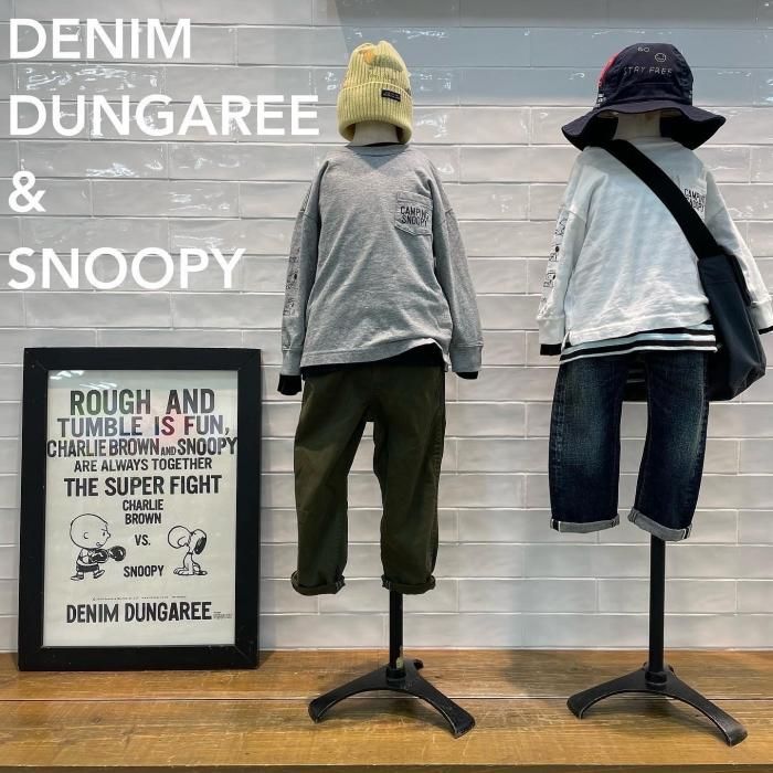 DENIM DUNGAREE テンジク SNOOPY GO CAMPING L/S TEE - koguma online