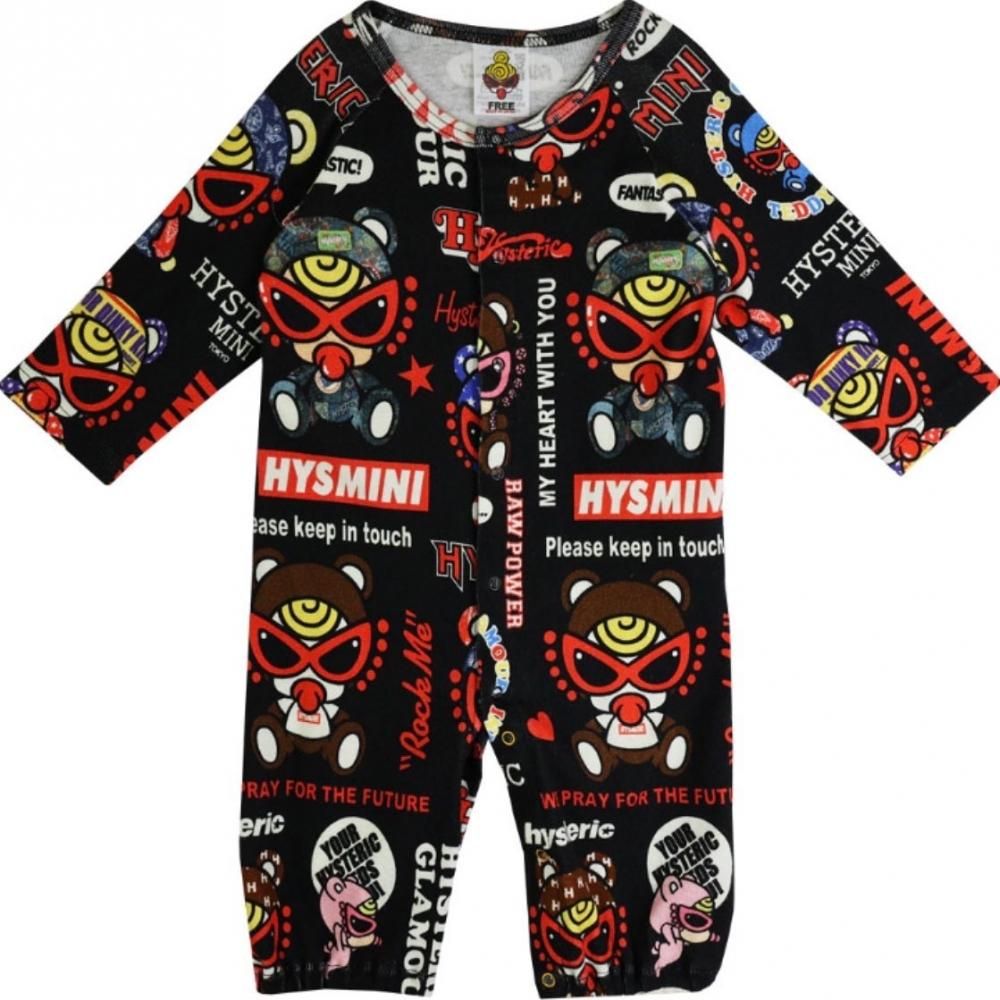 HYSTERICMINI teddy カバーオール