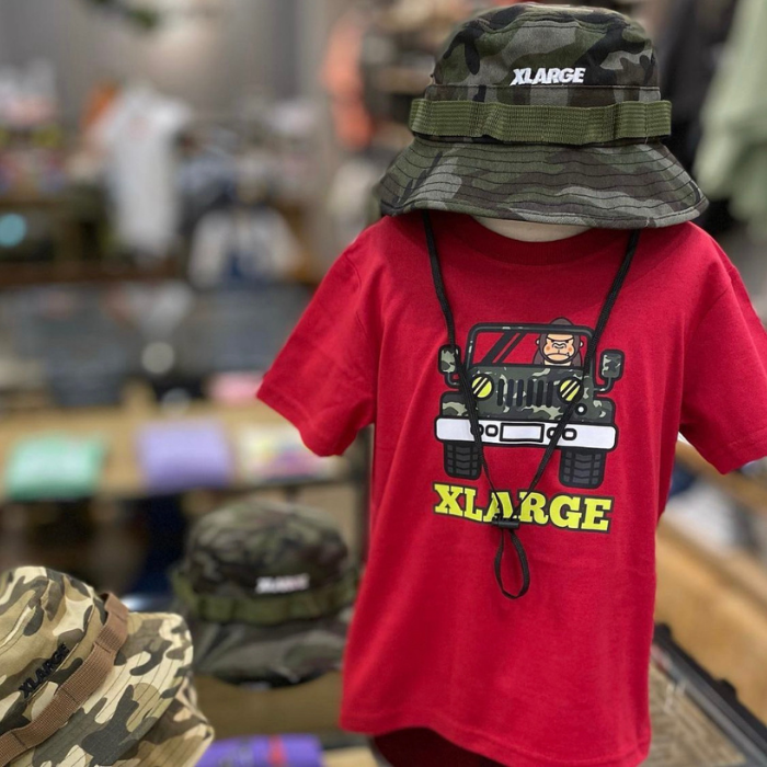 XLARGE KIDSジープファニーゴリラ 半袖Tシャツ koguma online shop 子供服コグマの公式オンラインショップ