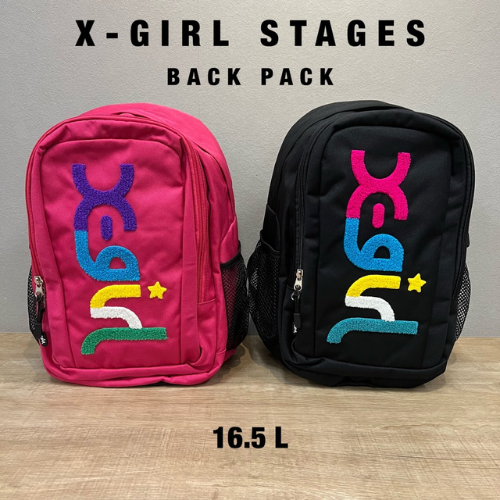 X-girl stages カラフルロゴバックパック - koguma online shop | 子供