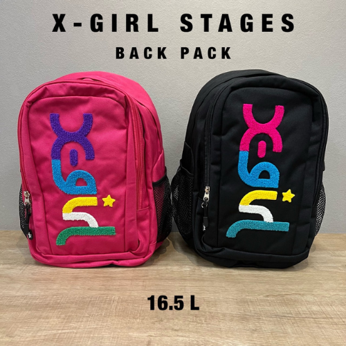 X-girl stages カラフルロゴバックパック - koguma online shop | 子供 ...