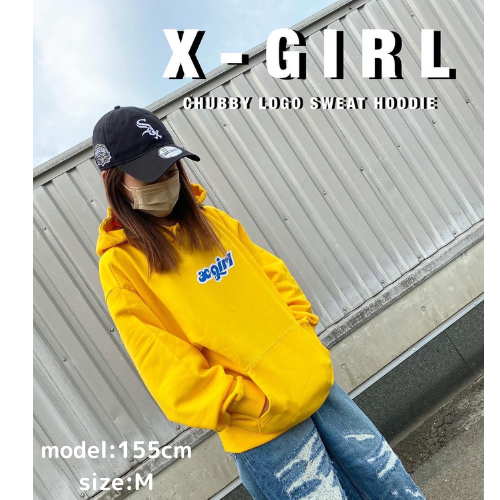 X-GIRLCHUBBY LOGO SWEAT HOODIE - koguma online shop | 子供服コグマ ...