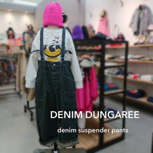 DENIM DUNGAREE 8oz デニムサスペンダーパンツ s - koguma online shop