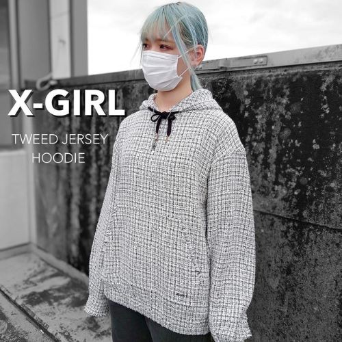 X-GIRLTWEED JERSEY HOODIE s - koguma online shop | 子供服コグマの ...