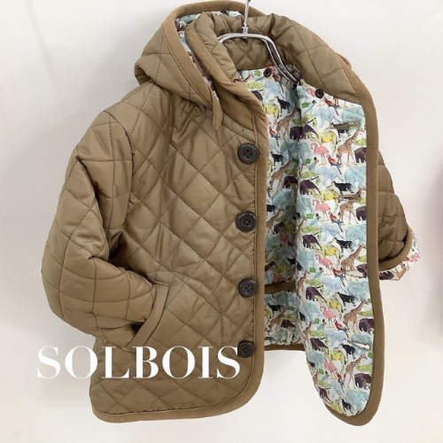 SOLBOIS ショールカラーキルトジャケット s - koguma online shop