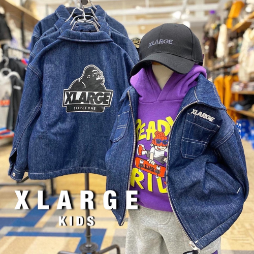 XLARGE KIDS デニムZIPジャケット s - koguma online shop | 子供服 