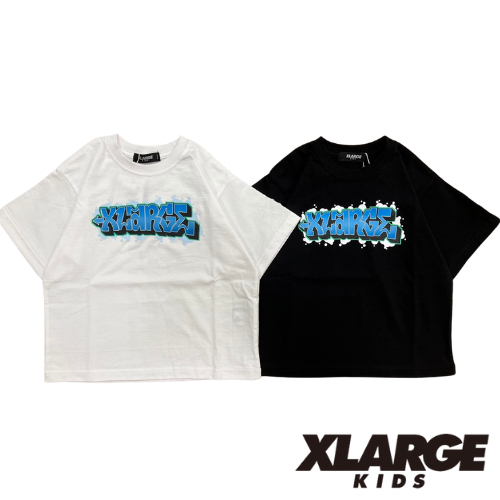 XLARGE KIDSグラフィティロゴ半袖Tシャツ S - koguma online shop