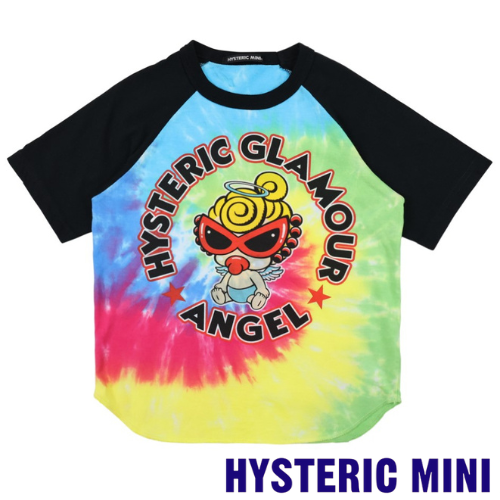 HYSTERIC MINI ANGEL MINI タイダイラグランTシャツ - koguma online