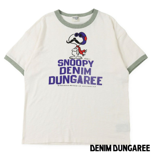 DENIM DUNGAREEテンジク SNOOPY BEARD TEE - koguma online shop