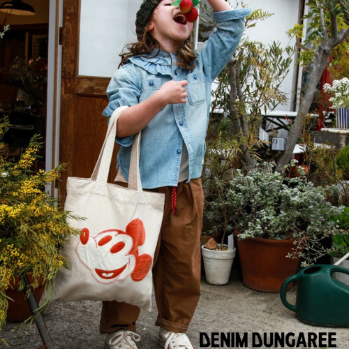 DENIM DUNGAREE DISNEY 100YEARS トートBAG, - koguma online shop |  子供服コグマの公式オンラインショップ