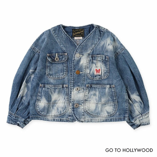 GOTOHOLLYWOOD　ワークデニム　バルーン袖　ジャケット, - koguma online shop | 子供服コグマの公式オンラインショップ