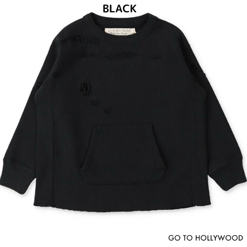 GOTOHOLLYWOOD　 裏起毛 ボロボロ スウェット - koguma online shop | 子供服コグマの公式オンラインショップ