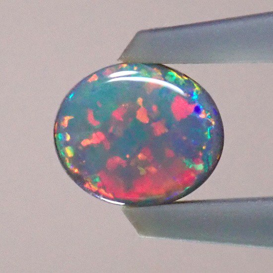 セミブラックオパール 0.47ct - オパールルース・原石の専門店 | オパールマニア -Opal Mania-