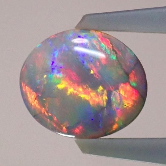 天然ブラックオパール オーストラリア産 0.455ct OV ルース ...