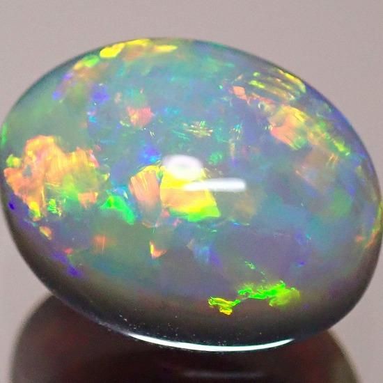 【大粒】セミブラックオパール 8.93ct - オパールルース・原石の専門店 | オパールマニア -Opal Mania-