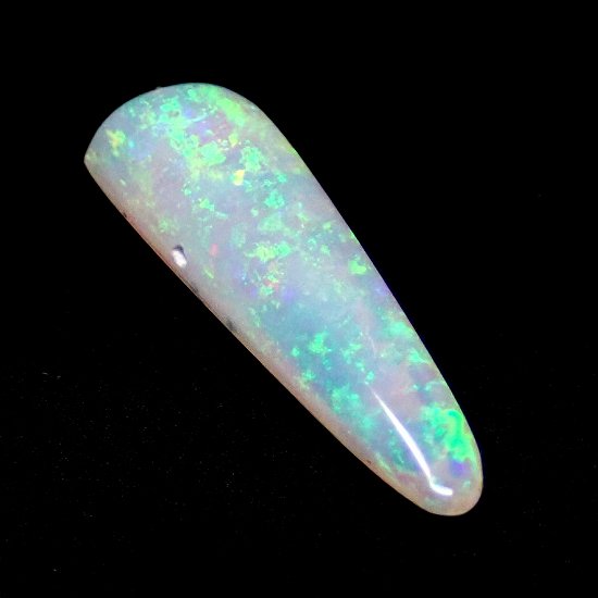 ベレムナイト化石】ホワイトオパール 1.88ct - オパールルース・原石の専門店 | オパールマニア -Opal Mania-