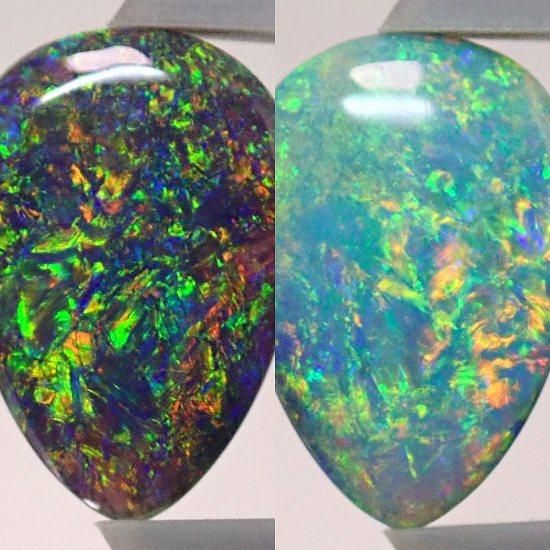 リバーシブル】ブラックオパール 1.71ct - オパールルース・原石の専門店 | オパールマニア -Opal Mania-