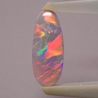 めだま！極ネオン　ライトニングリッジ産ライトクリスタルオパール　24kgp 天然オパール 9.00ct 【パープルクリスタル】ライトニングリッジ