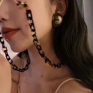 sunglasses and mask chain | leopard