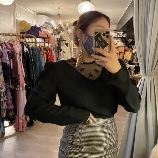 lace Black blouse