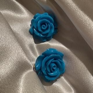 Tiffany Blue Rose earring