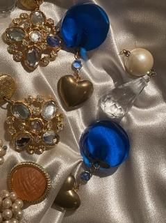 blue earring