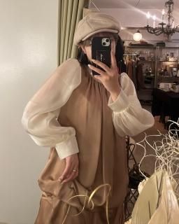 beige one piece