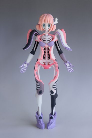 二次元的骨格標本少女 富井アンナ」全身バージョン 1/5スケール３D 