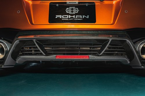 GTR R35 後期 130design リアディフューザー カーボン クリア塗装済 ROHANオリジナルエアロ - ROHAN IZ ネット ー  ROHAN IZAWA 公式オンラインショップ