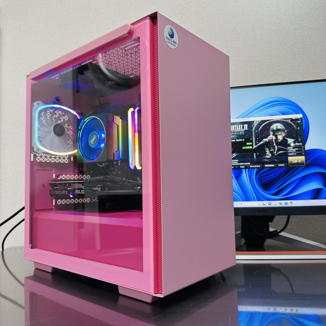 超希少ピンクケース 自作PC】かわいいピンクPC (No.H0709s-1) - リバーズ  エコ-愛媛県松山市で基板の高値買取・家電買取り・金属資源のリサイクル