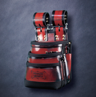 ADV-301DDX-R／Glass Leatherette Tool belt<Red>