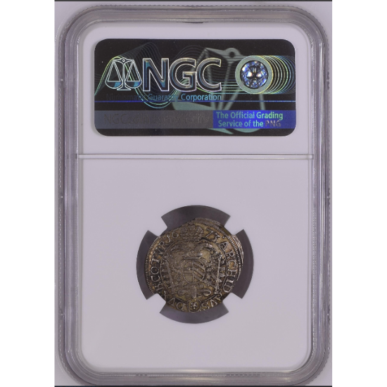 1673年 オーストリア ウィーン 3クロイツァー 銀貨 NGC MS62