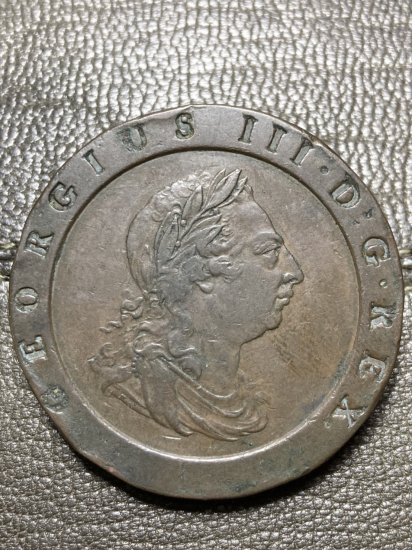 イギリス ジョージ3世 1797年 2ペンス 大型銅貨 :17376:エルズ