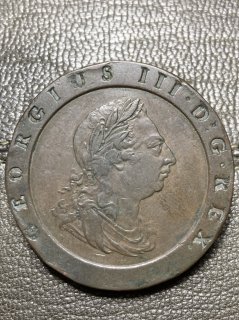 【さーとんさま専用】1830 イギリス ジョージ レッド ドラゴン 銅貨