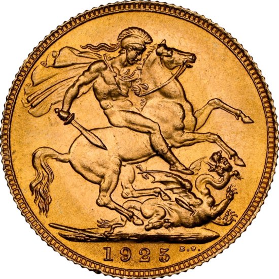 1925年 イギリス 1ソブリン 金貨 NGC MS66 ジョージ5世 - アンティークコイン専門店 ルーラーズコインス rulers'coins