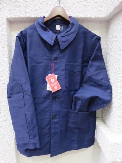 LE TRAVAILLEUR GALLICE LA VESTE MOLESKIN JACKET BLEU FONCE（NAVY） -  RockyRaccoon