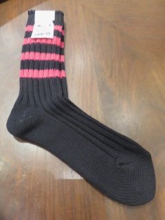 deckaHeavyweight Socks StripesBlack/Pink